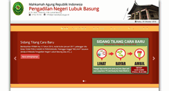 Desktop Screenshot of pn-lubukbasung.go.id
